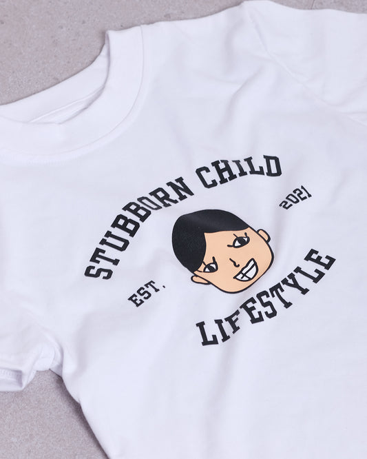 College Baby Tee | Stubborn Child