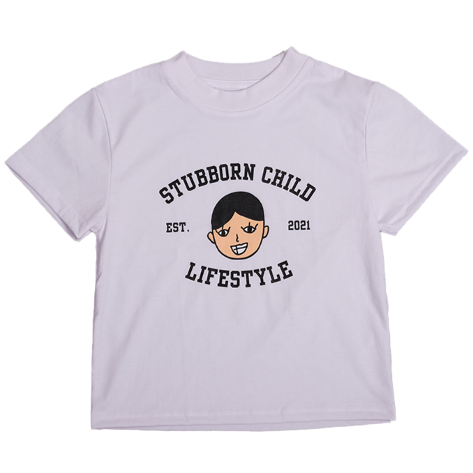 College Baby Tee | Stubborn Child