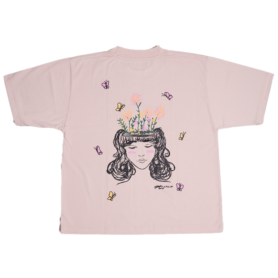 Butterflies Shirt Oversized Boxy Cropped Fit | Stubborn Child