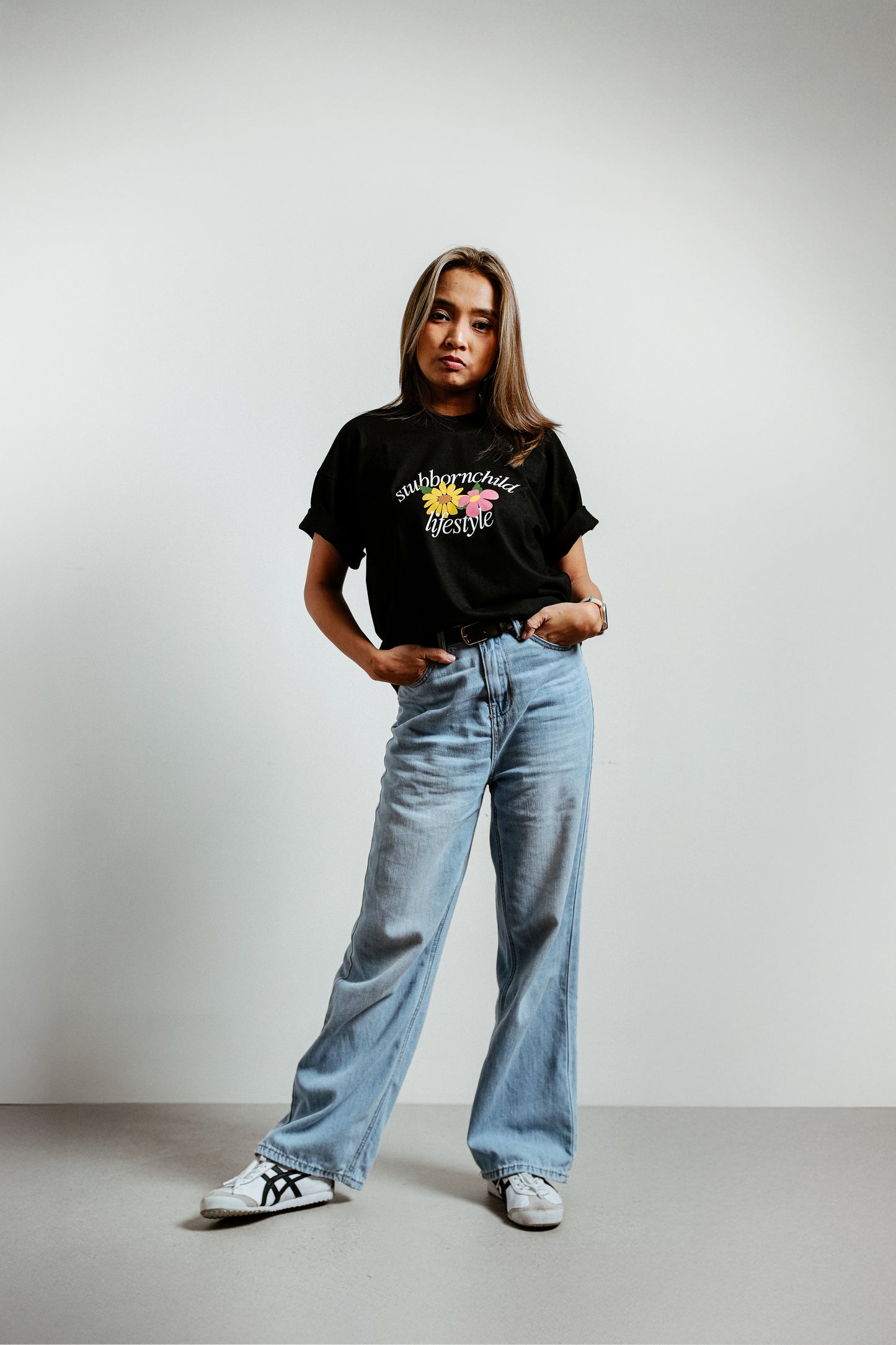 Outgrow People Drop Shoulder Boxy Tee | Stubborn Child