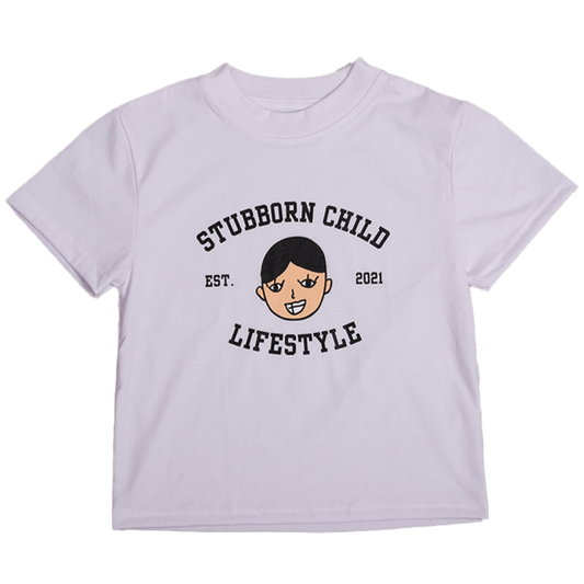 College Baby Tee | Stubborn Child