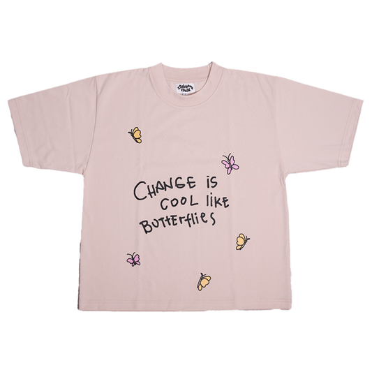 Butterflies Shirt Oversized Boxy Cropped Fit | Stubborn Child