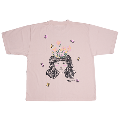 Butterflies Shirt Oversized Boxy Cropped Fit | Stubborn Child
